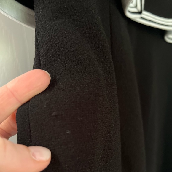 Rebecca Valance Off-the-Shoulser Ruffle Dress in Black - Picture 9 of 9